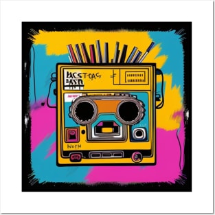 80s Music Retro Vintage 8-Track Posters and Art